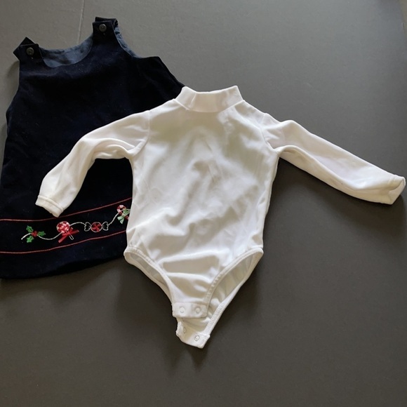 SOPHIE Rose Holiday Embroidered 2pc Dress. P/3/A789 - Picture 2 of 6